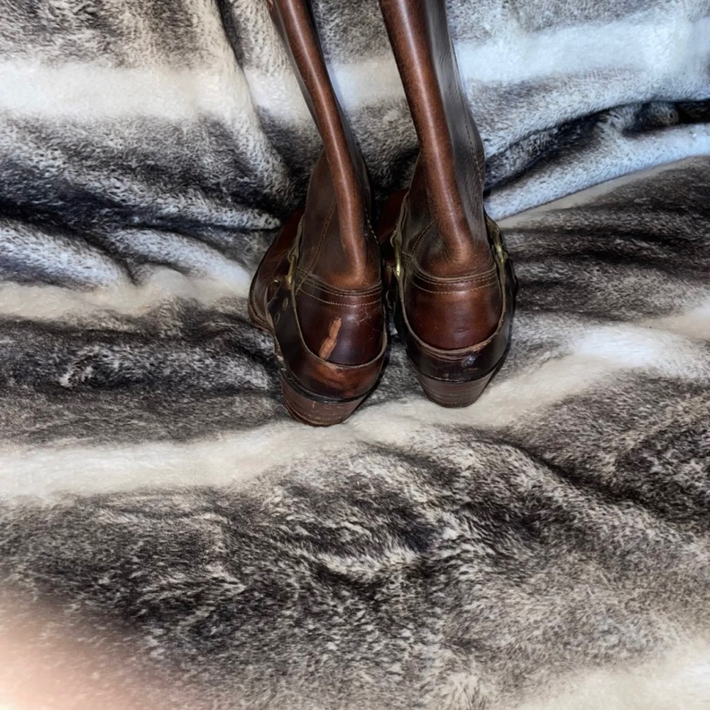 Frye boots. They still have a lot of life in them. I just don’t wear them - Picture 4 of 5